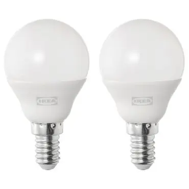SOLHETTA LED крушка E14 470 лумена, 2 бр. в к-т