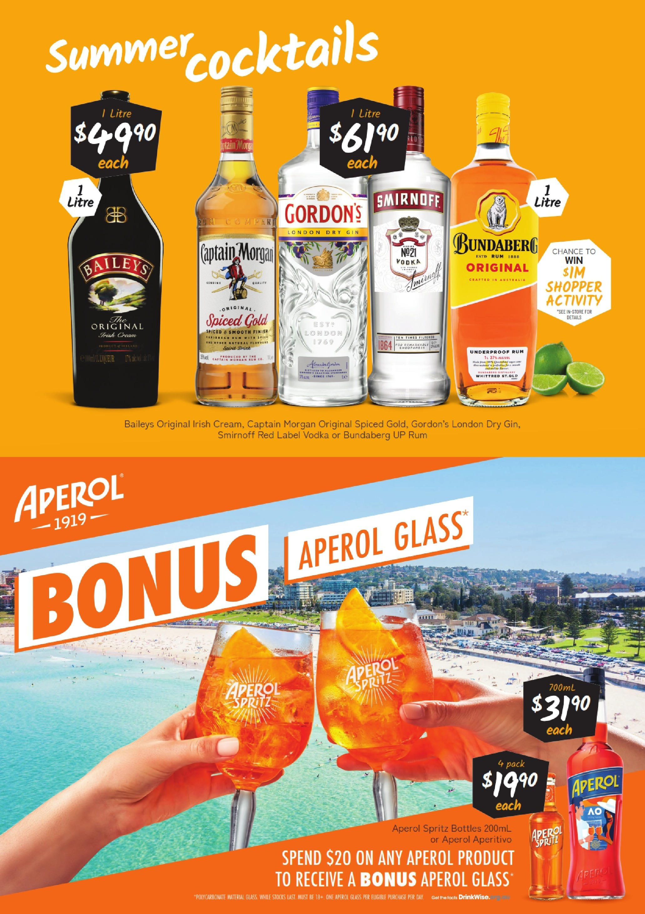 Cellarbrations - Good Shout - QLD 18/11 - 17/11/2024 > weekly / monthly specials | Page: 2 | Products: Gin, Cream, Vodka, Rum