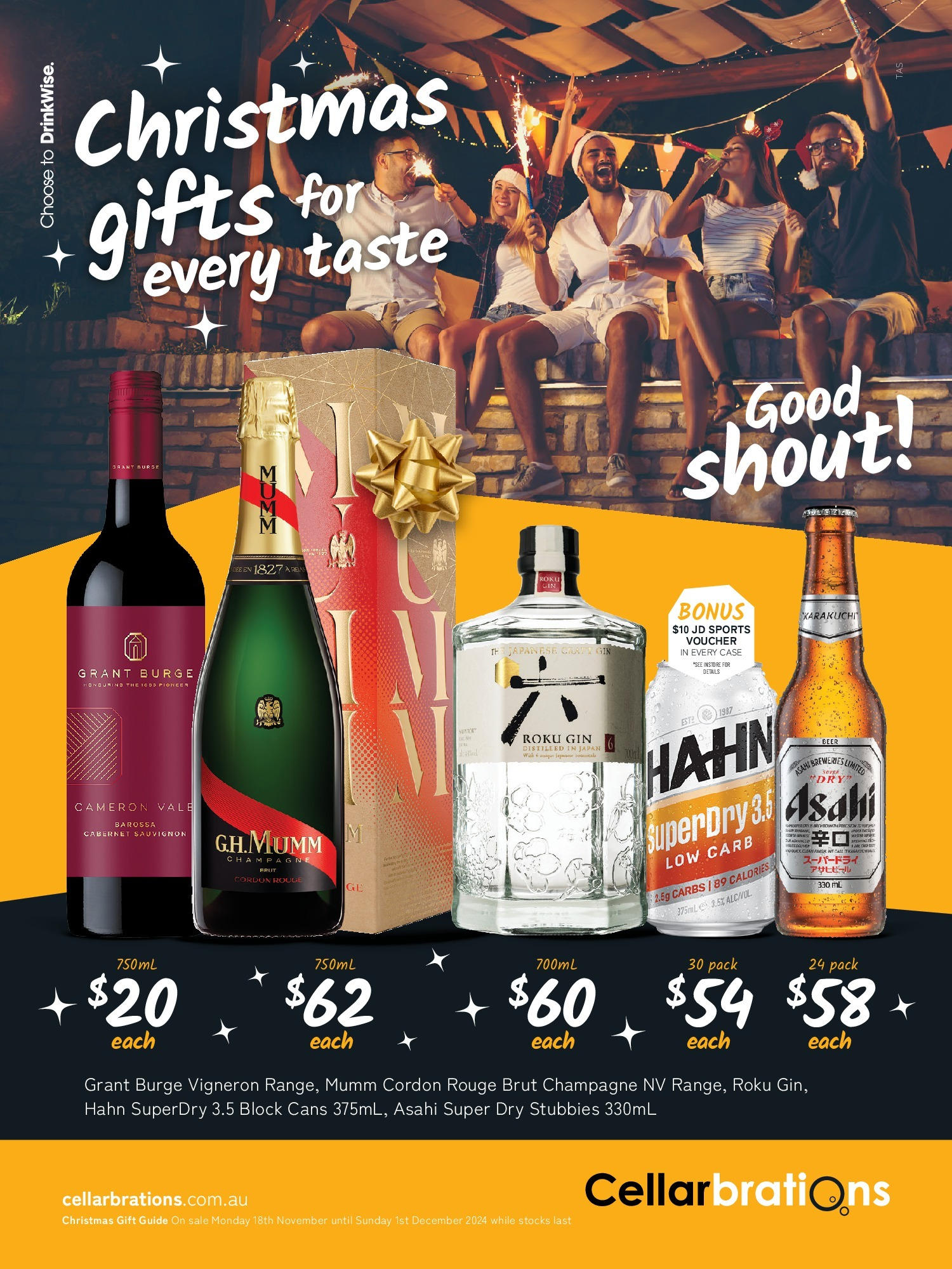 Cellarbrations Catalogue TAS - 18/11/2024 > weekly / monthly specials | Page: 1 | Products: Gin, Case