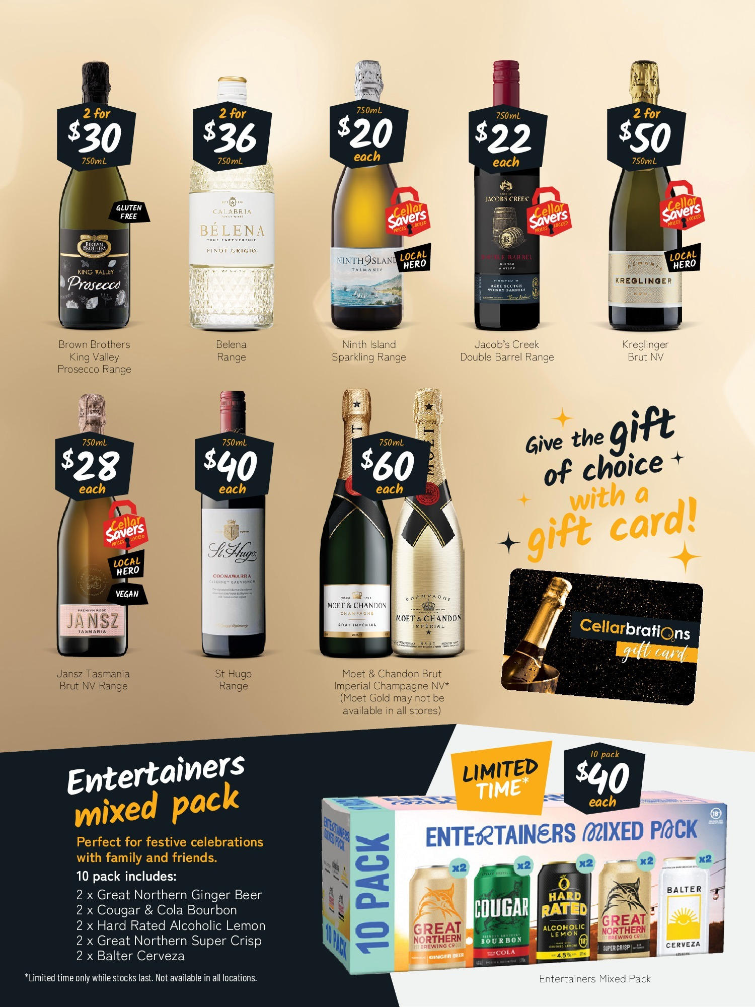 Cellarbrations Catalogue TAS - 18/11/2024 > weekly / monthly specials | Page: 3 | Products: Ginger, Beer, Bourbon, Lemon