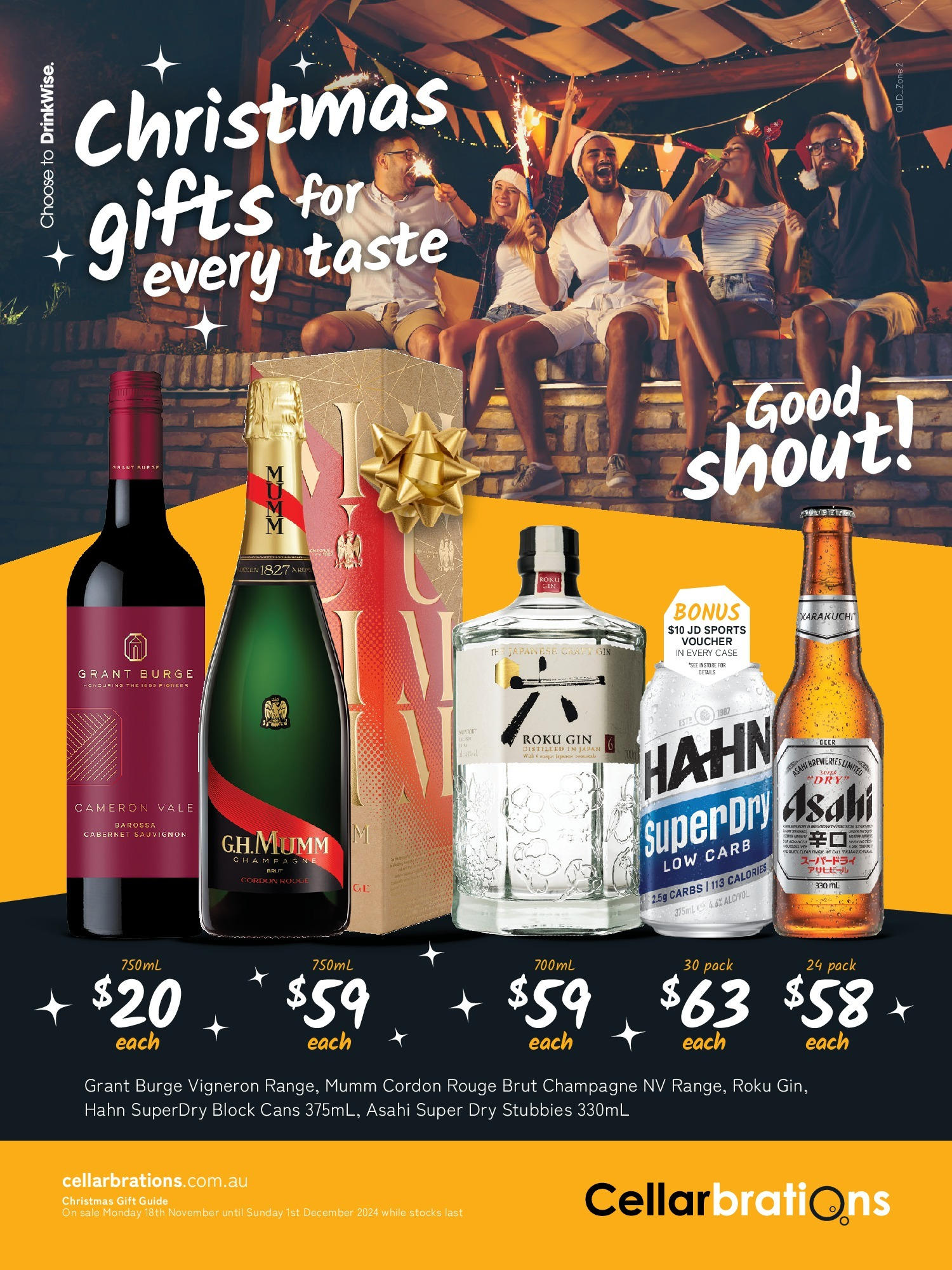 Cellarbrations Catalogue QLD - 18/11/2024 > weekly / monthly specials | Page: 1 | Products: Beer, Gin, Case