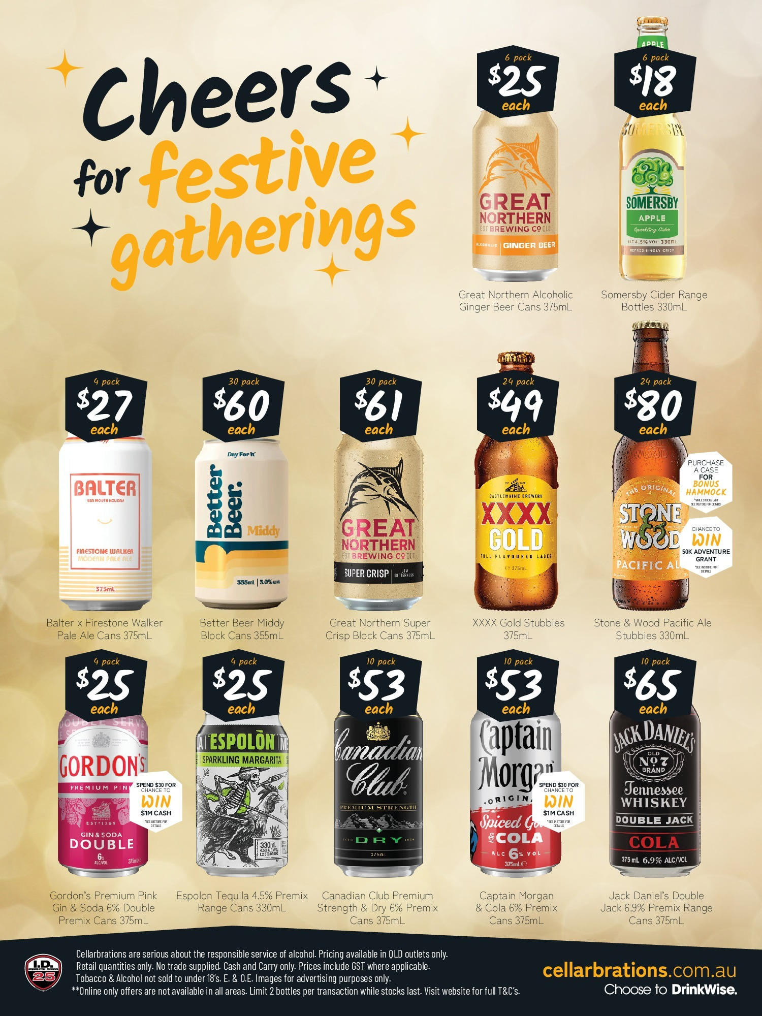 Cellarbrations Catalogue QLD - 18/11/2024 > weekly / monthly specials | Page: 6 | Products: Beer, Gin, Whiskey, Wood