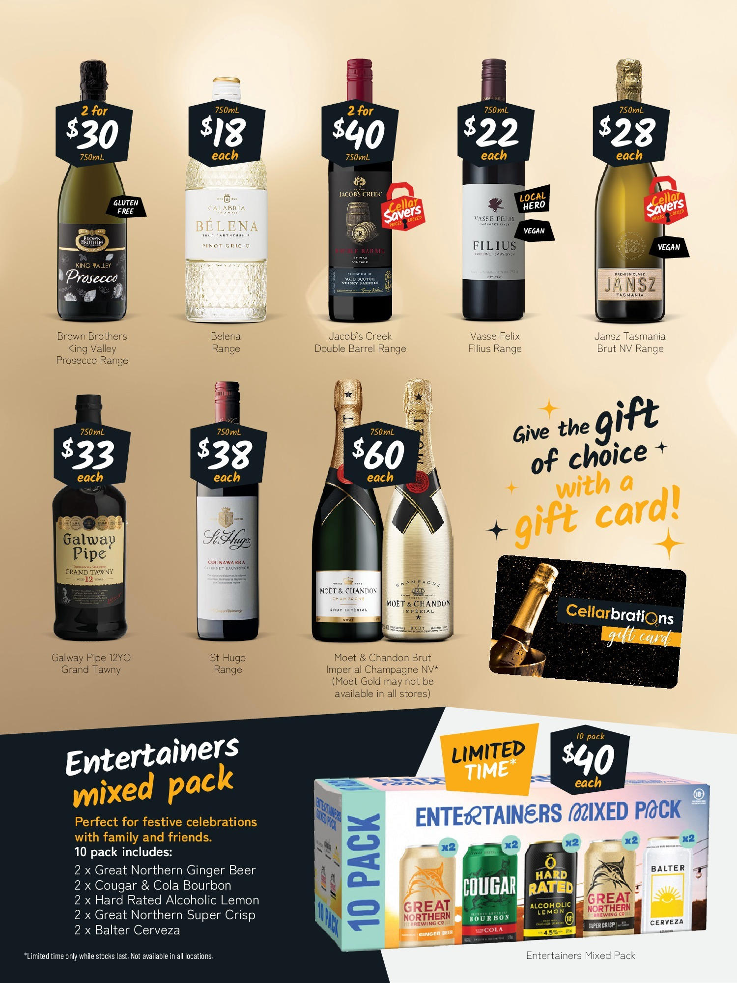 Cellarbrations Catalogue WA - 18/11/2024 > weekly / monthly specials | Page: 3 | Products: Ginger, Beer, Bourbon, Lemon