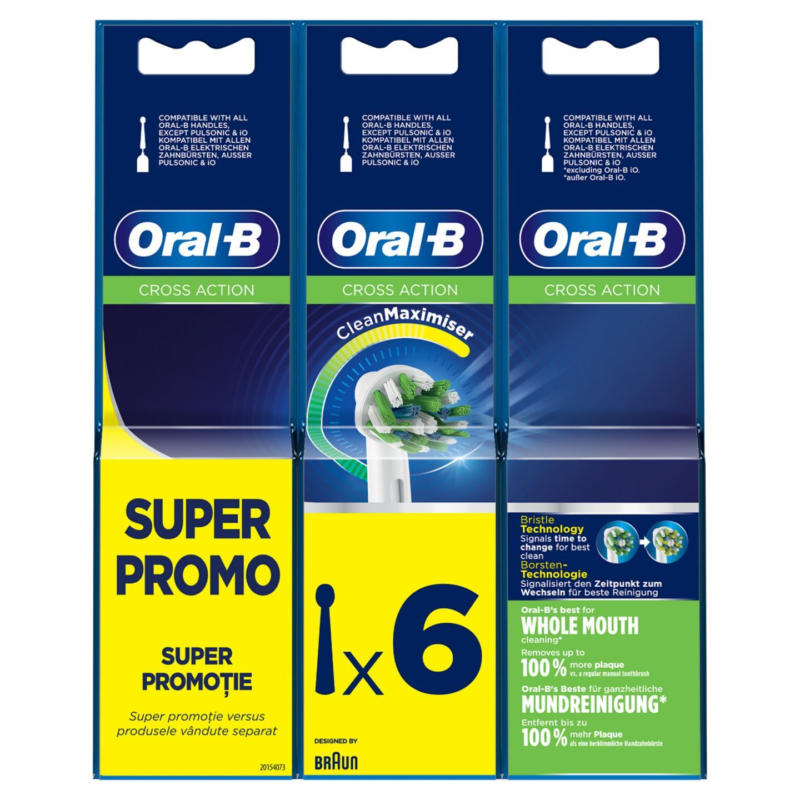 Oral-B Рeзервна глава Cross Action