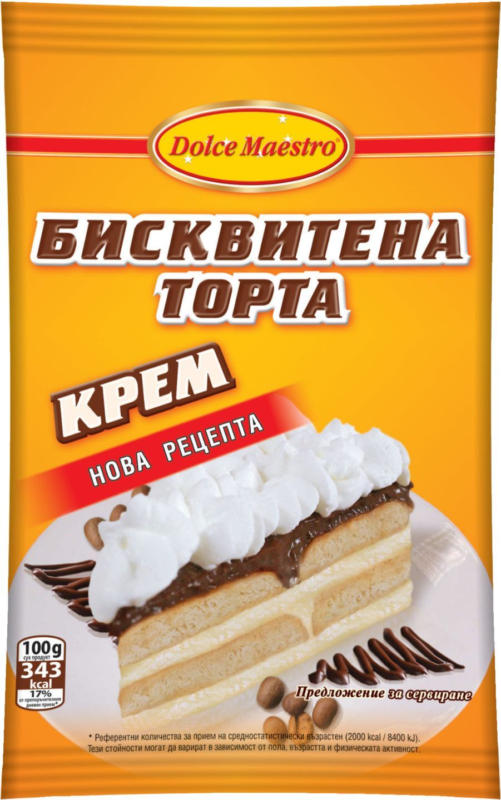 Dolce Крем за бисквитена торта