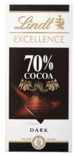Kaufland хипермаркет Lindt Excellence Шоколад различни видове - до 18-05-25