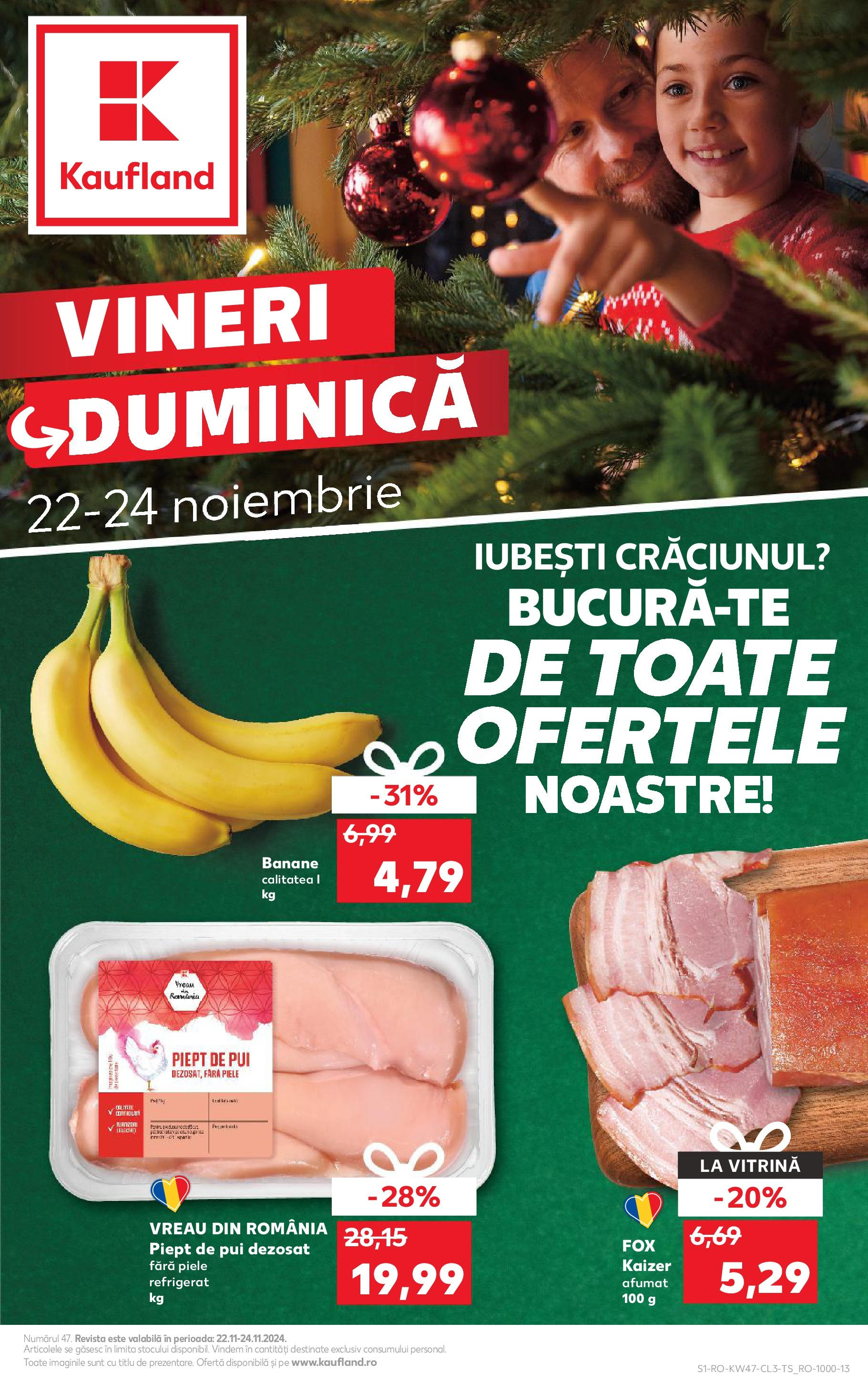 Catalog Kaufland de la 22.11.2024 - Revista "Bucureşti" - Pagină 1