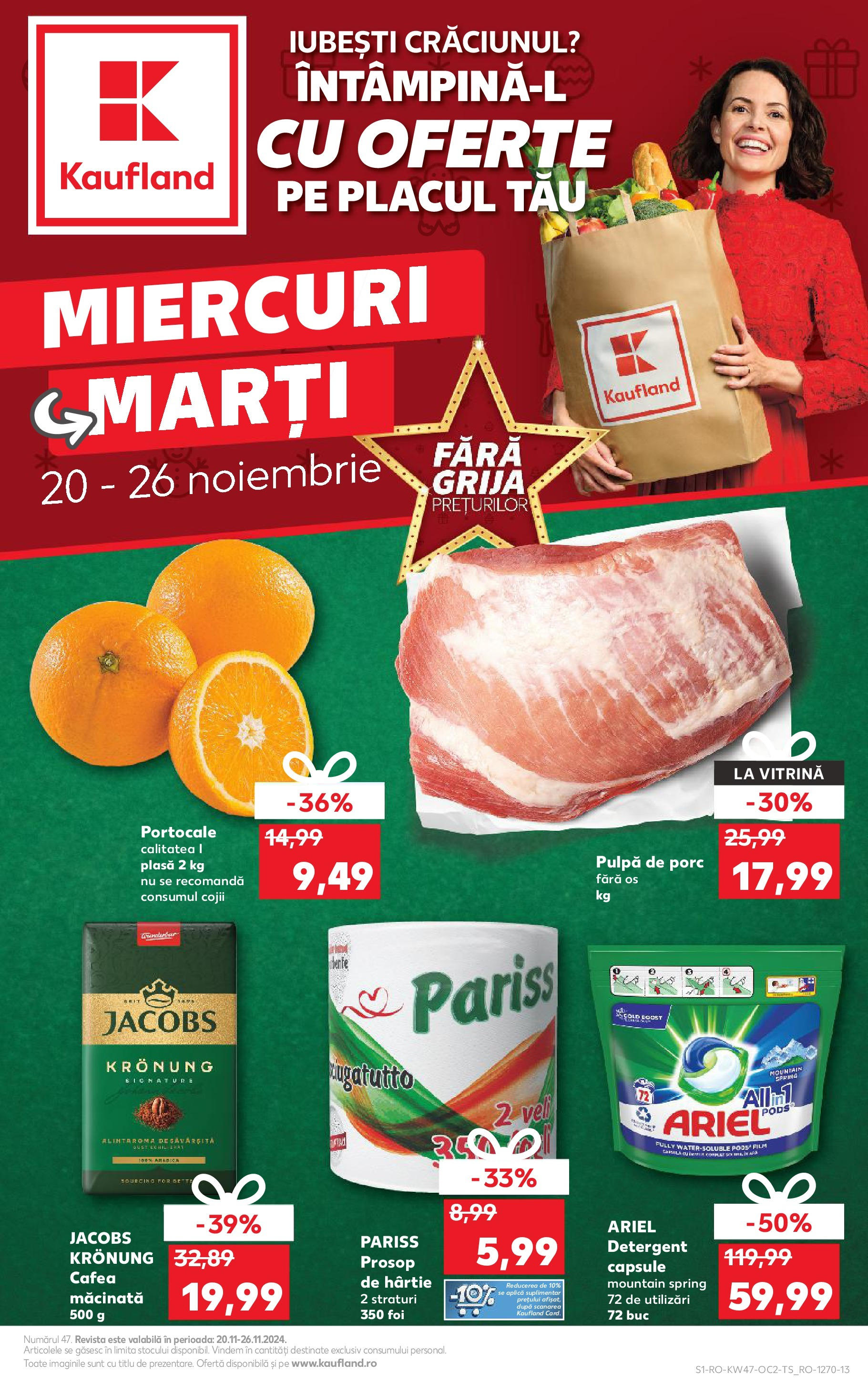 Catalog Kaufland de la 20.11.2024 - Revista "Odorheiu Secuiesc" - Pagină 1