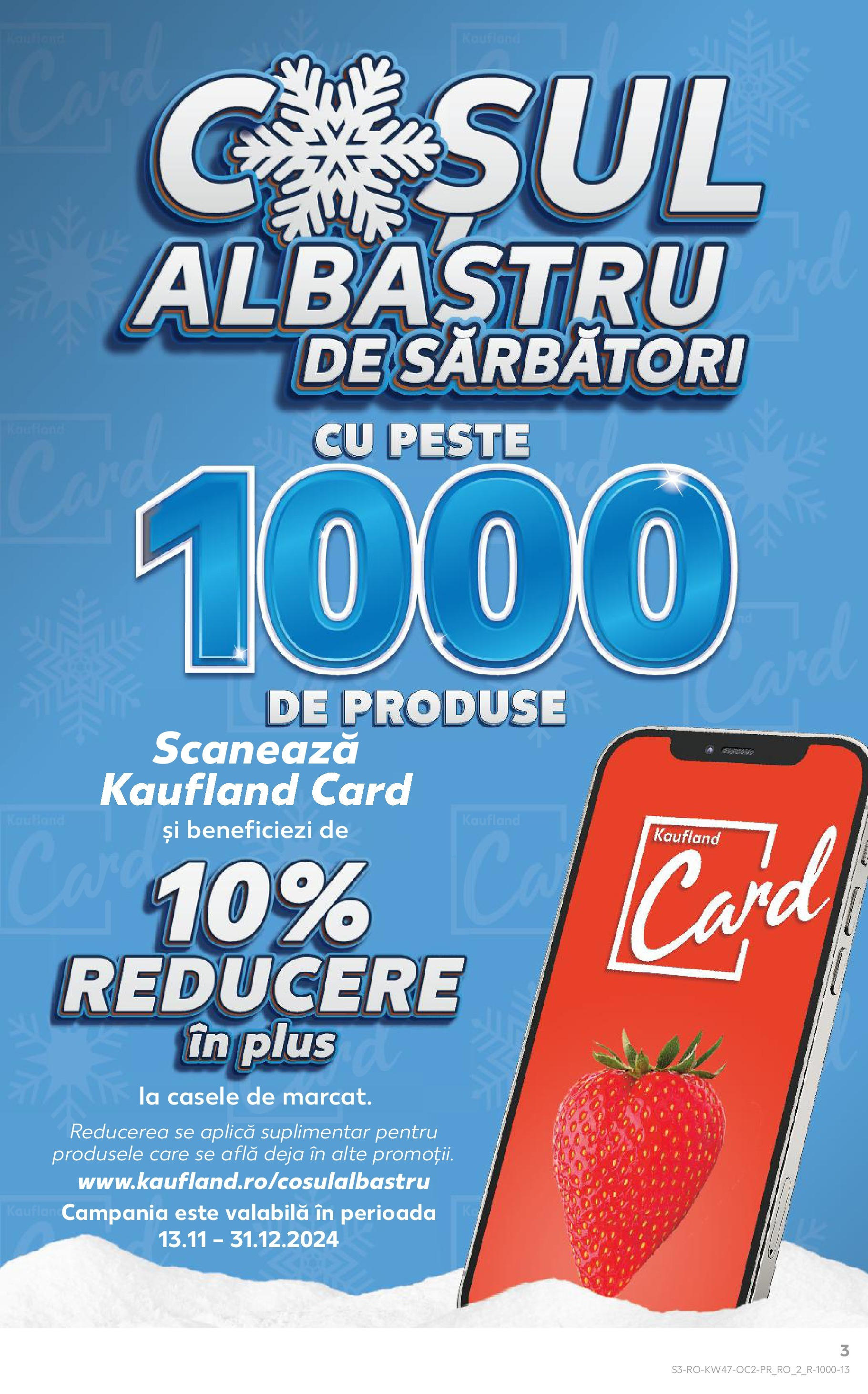 Catalog Kaufland CRĂCIUN de la 20.11.2024 | Pagină: 3 | Produse: Pește