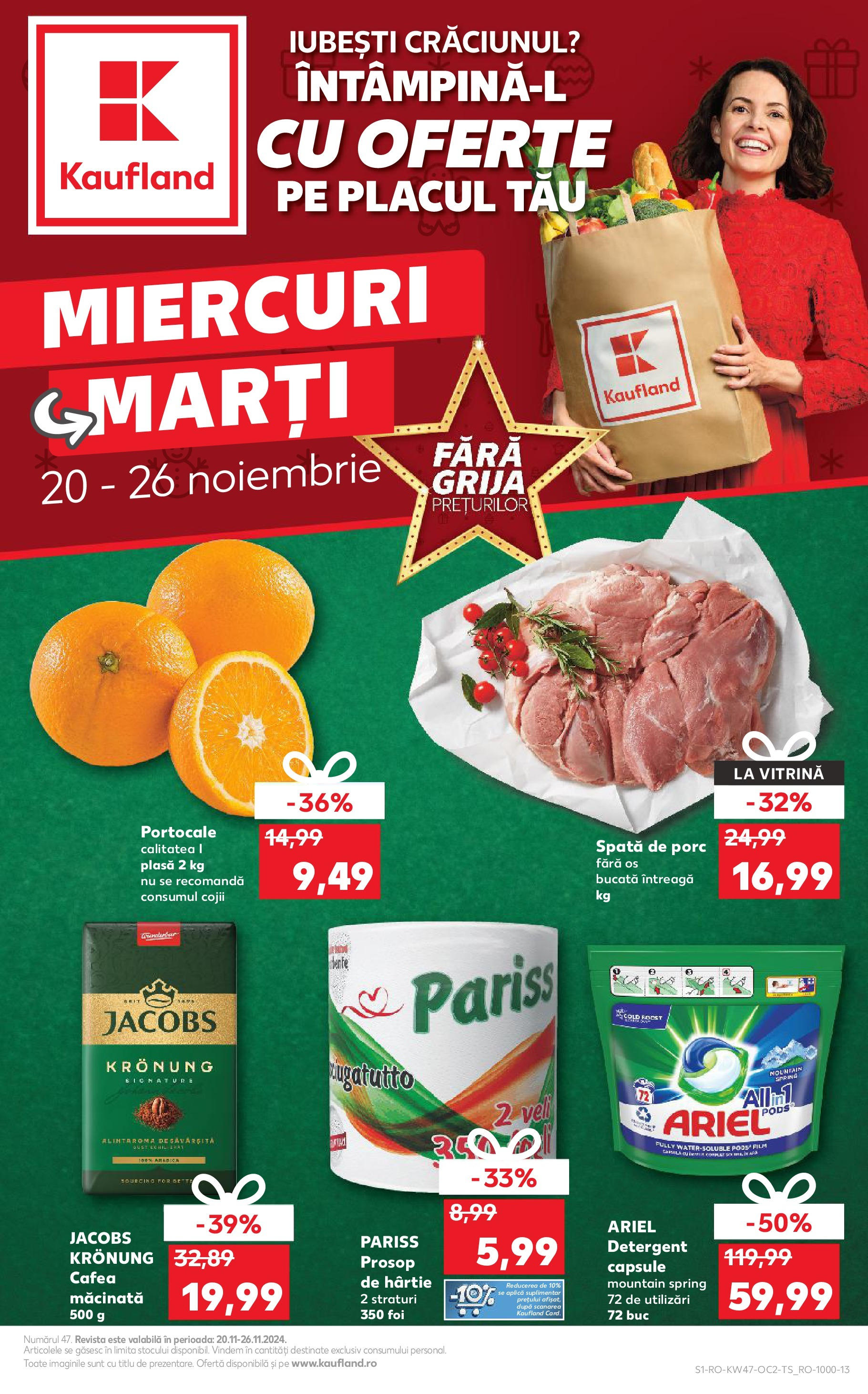 Catalog Kaufland de la 20.11.2024 - Revista "Târgovişte" - Pagină 1