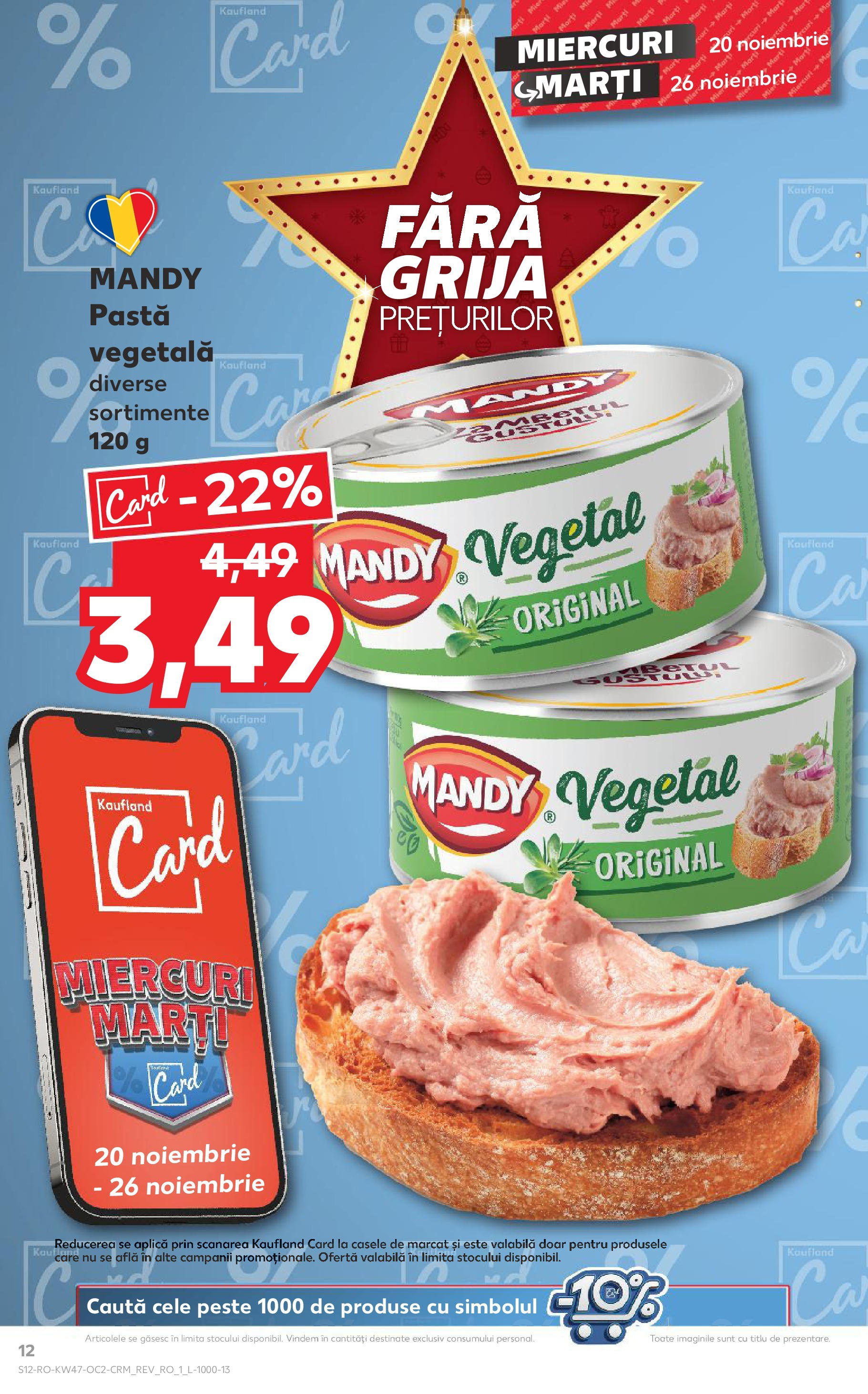 Catalog Kaufland CRĂCIUN de la 20.11.2024 | Pagină: 12 | Produse: Pește