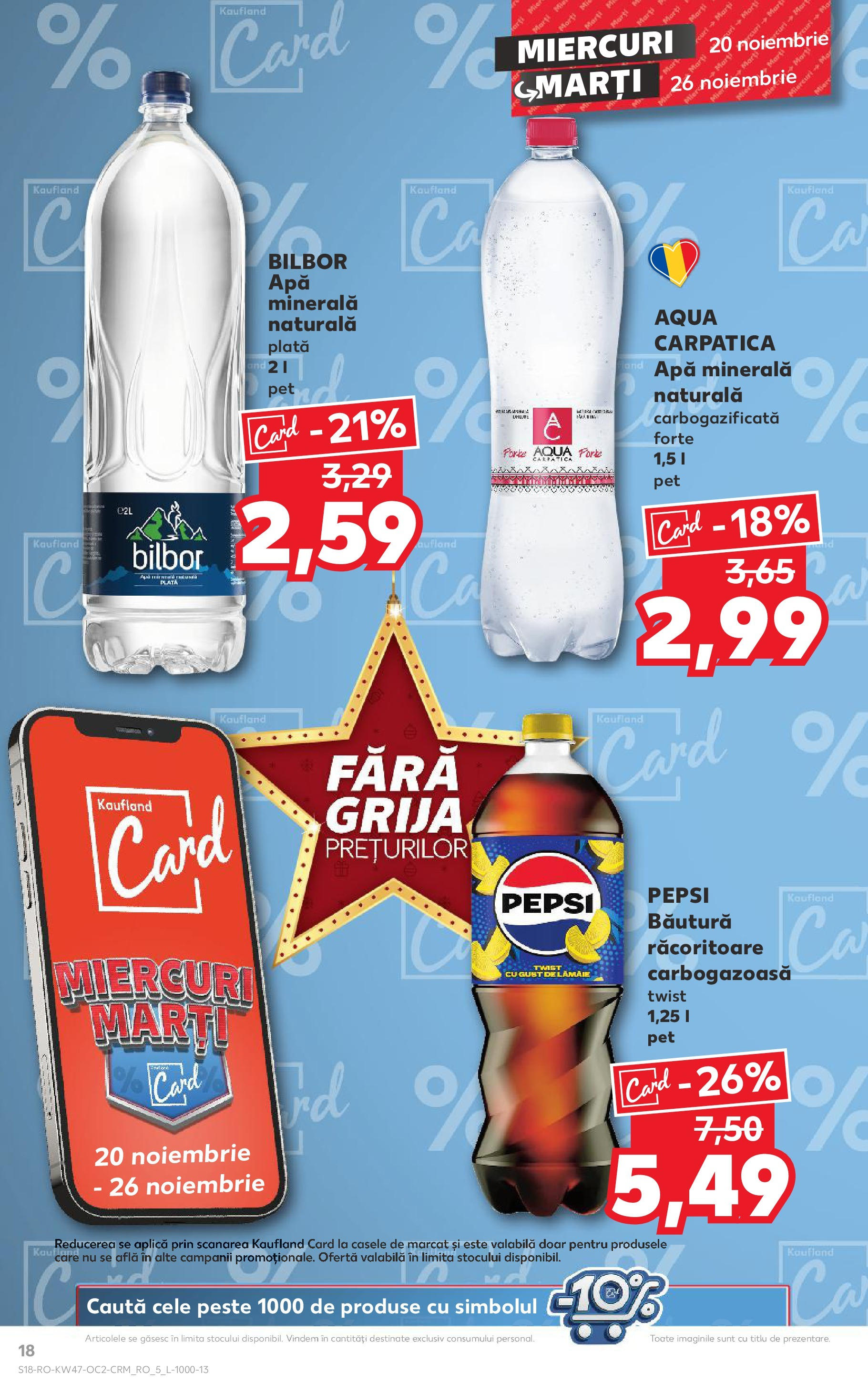 Catalog Kaufland CRĂCIUN de la 20.11.2024 | Pagină: 18 | Produse: Pește, Apă, Lămâie