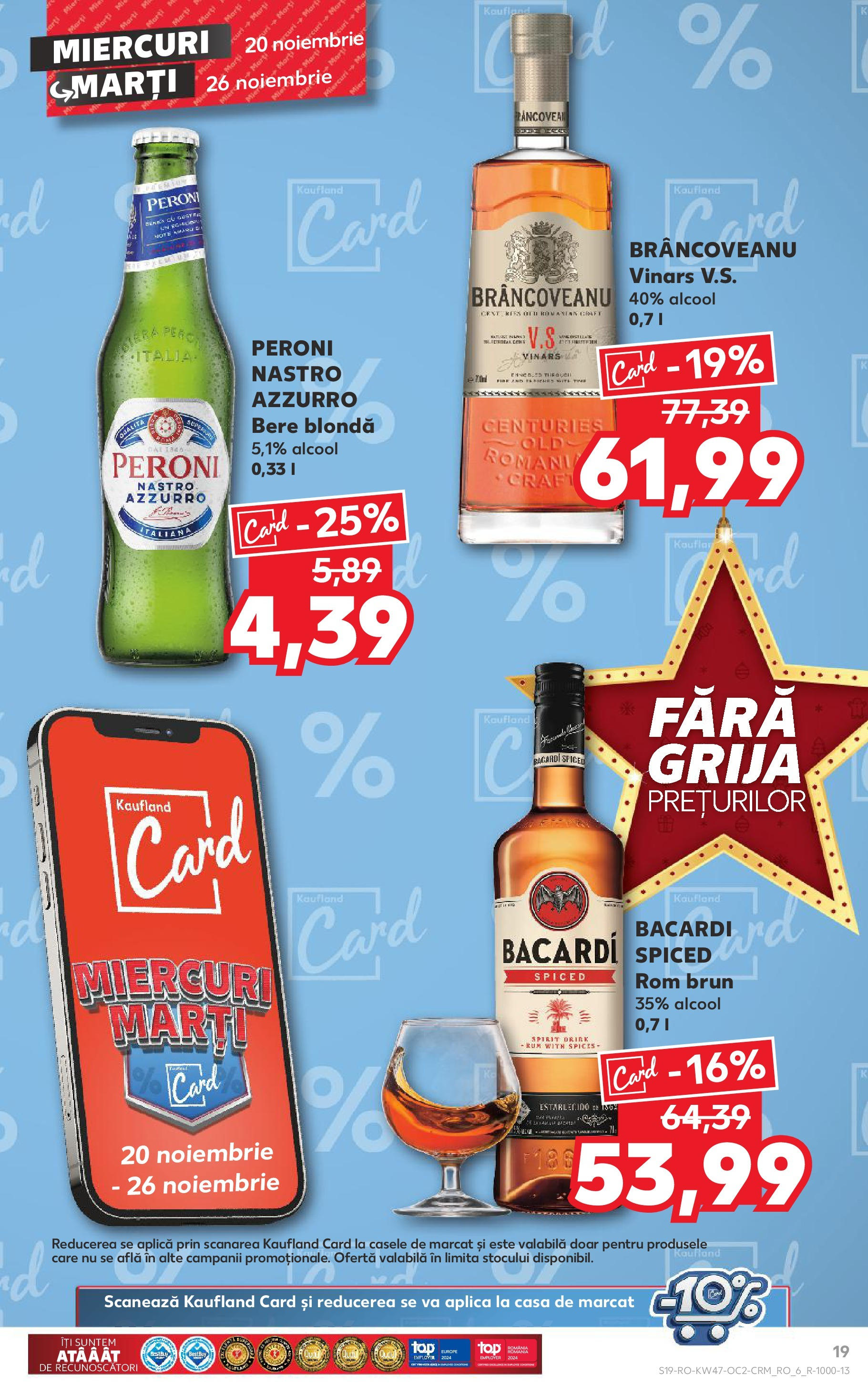 Catalog Kaufland CRĂCIUN de la 20.11.2024 | Pagină: 19 | Produse: Bere, Rom