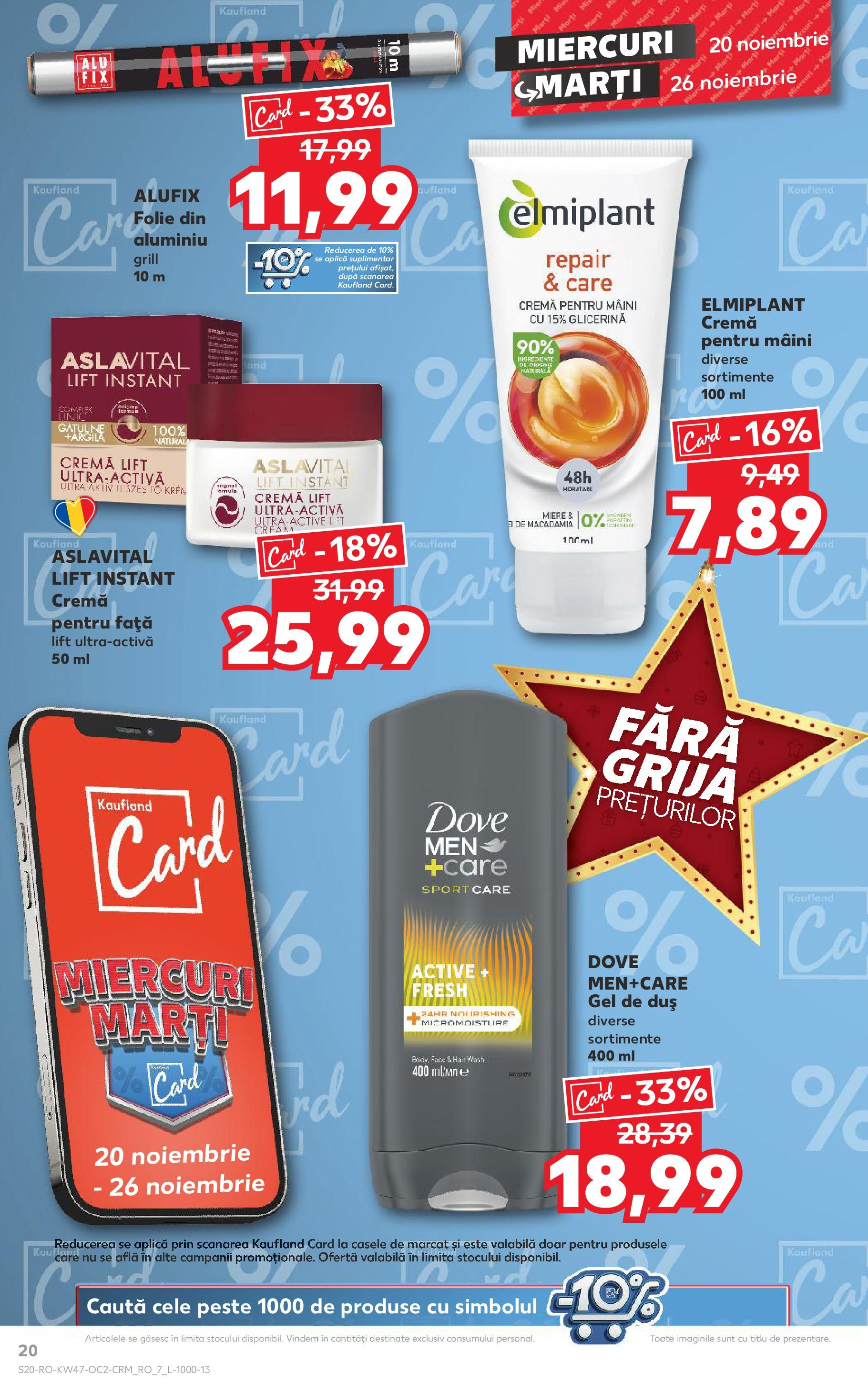 Catalog Kaufland CRĂCIUN de la 20.11.2024 | Pagină: 20 | Produse: Duș, Cremă, Gel de duș, Pește