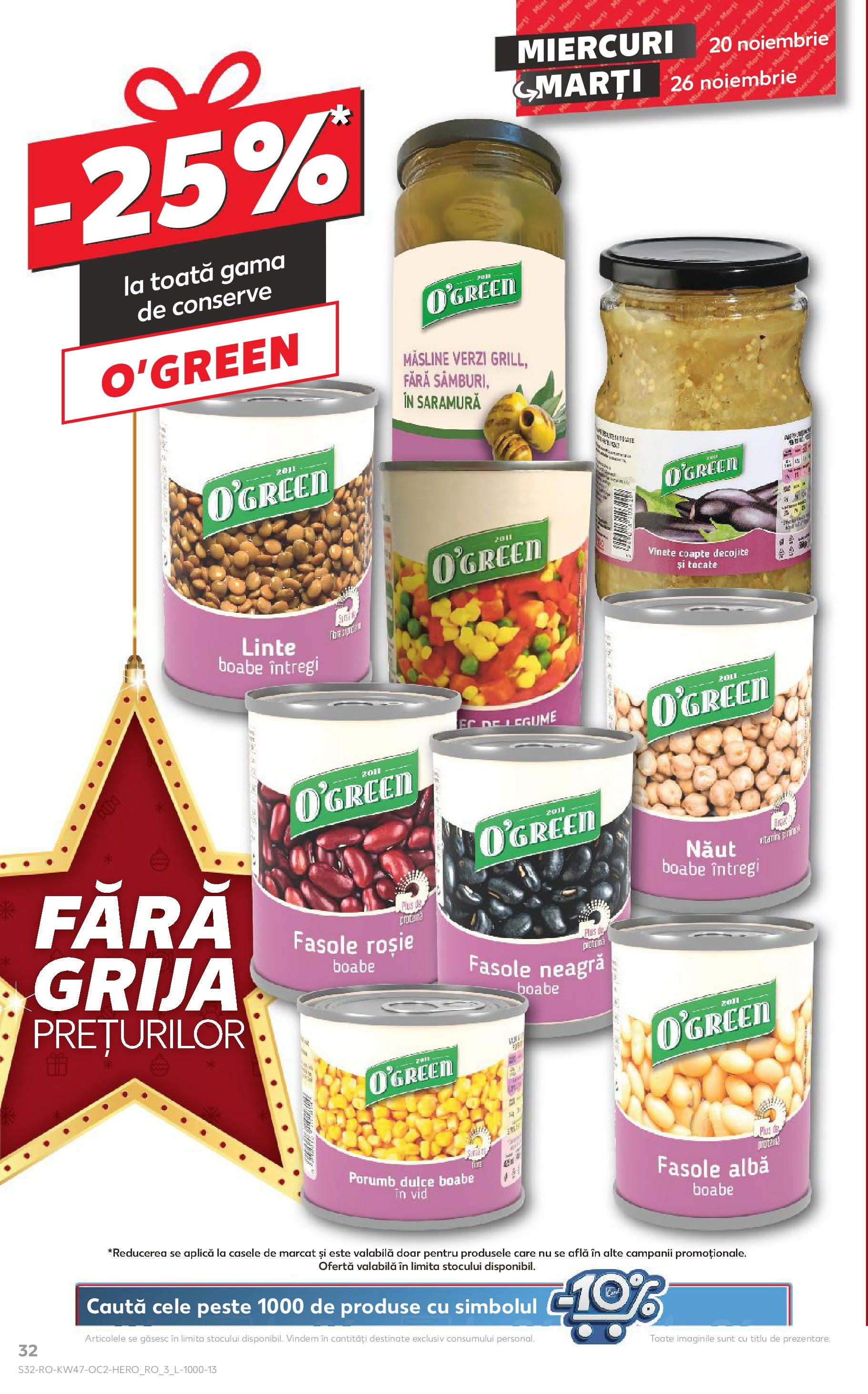 Catalog Kaufland CRĂCIUN de la 20.11.2024 | Pagină: 32 | Produse: Pește, Porumb, Fasole albă, Legume