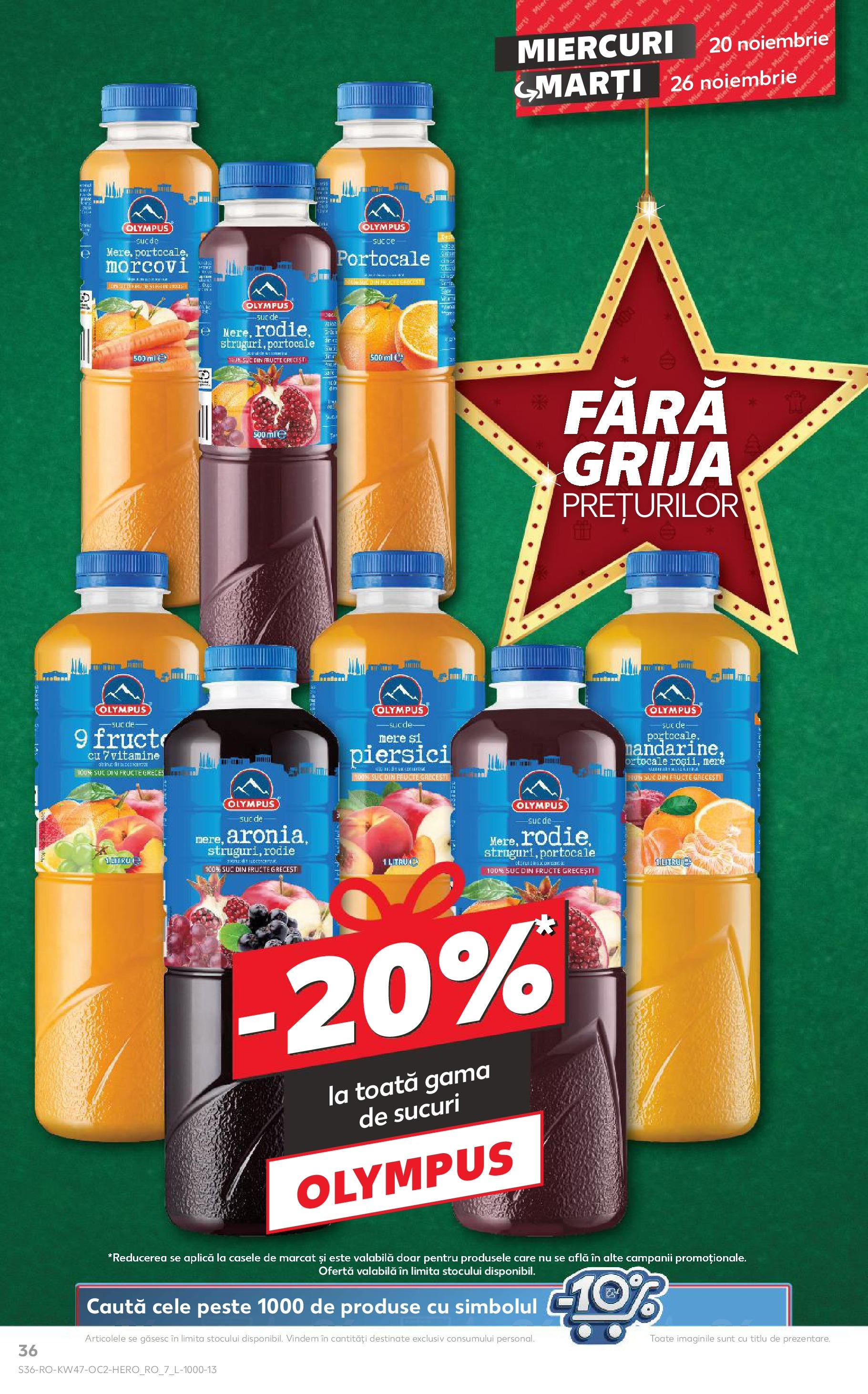 Catalog Kaufland CRĂCIUN de la 20.11.2024 | Pagină: 36 | Produse: Suc, Mere, Portocale, Morcovi