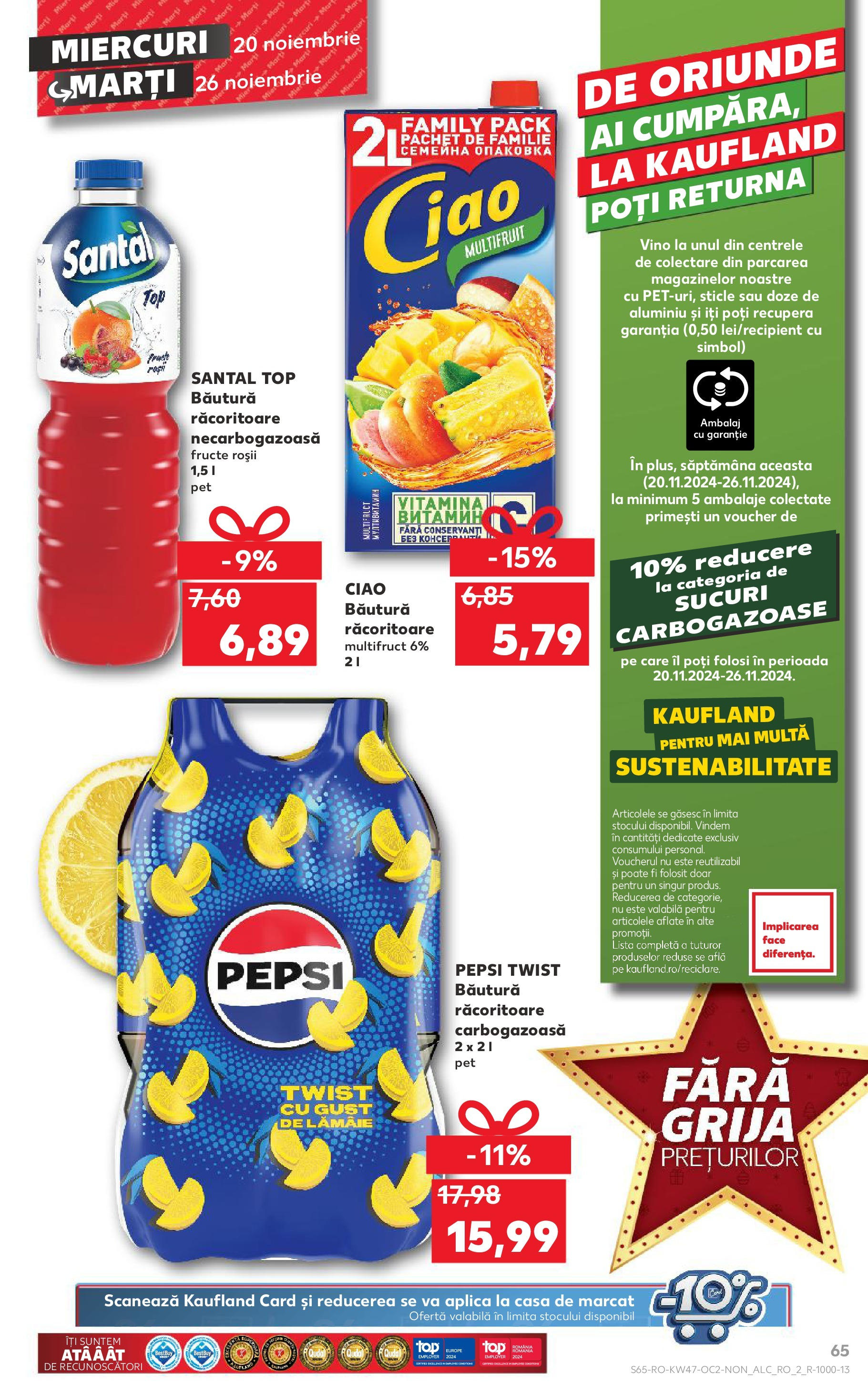 Catalog Kaufland CRĂCIUN de la 20.11.2024 | Pagină: 65 | Produse: Top, Roșii, Fructe, Lămâie