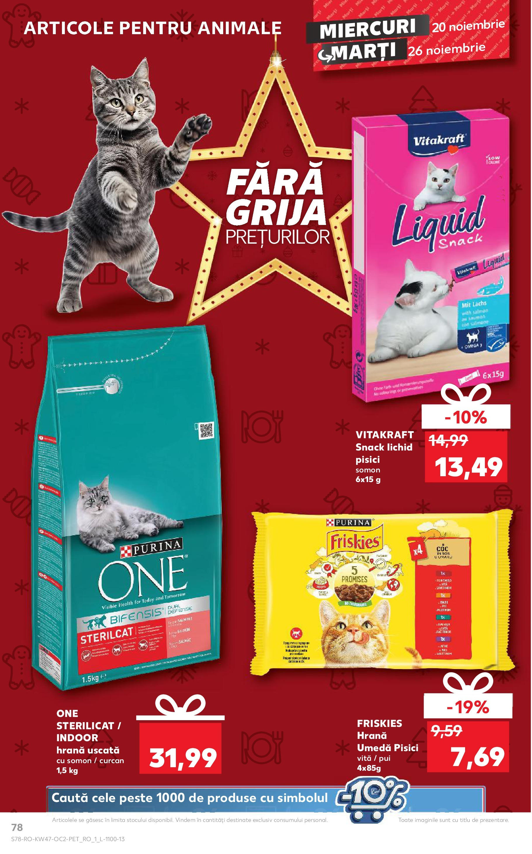 Catalog Kaufland - Sibiu 20.11.2024 - Revista si Oferta | Pagină: 78 | Produse: Pește