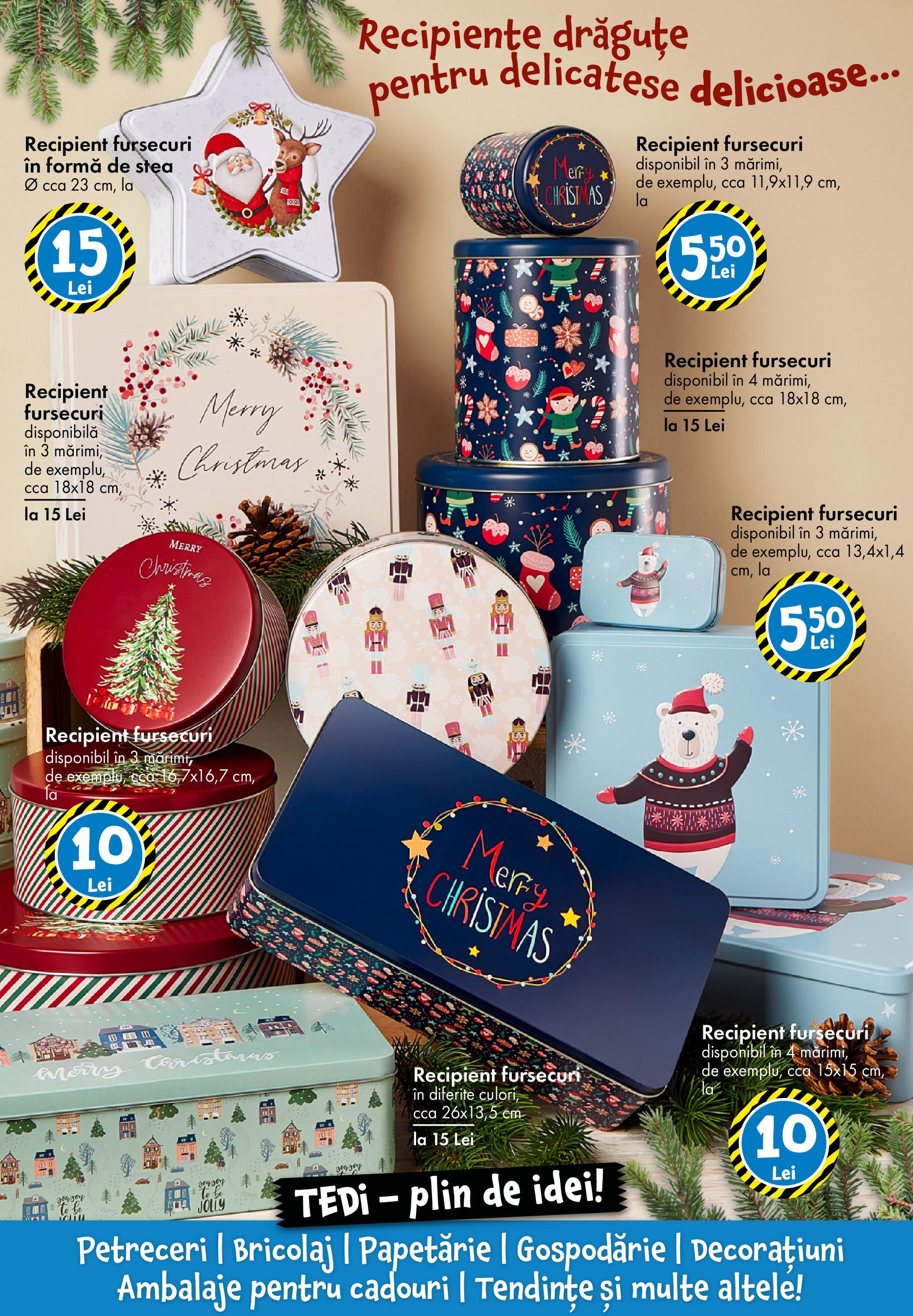 Catalog TEDi - Oferta de vineri 15.11.2024 | Pagină: 9 | Produse: Recipiente