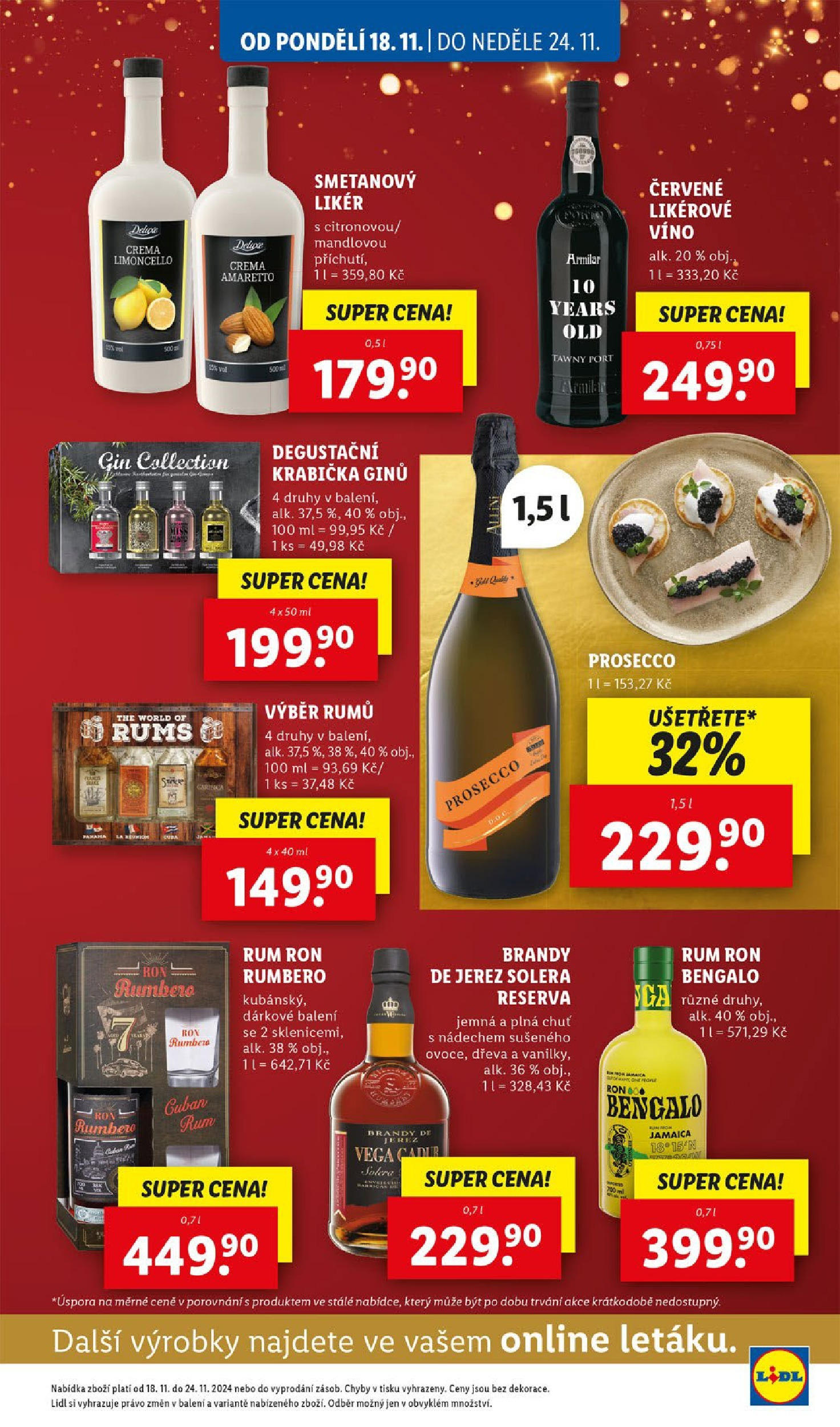 Lidl leták od 18.11.2024 - Nový akční leták | Strana: 25 | Produkty: Krabička, Gin, Crema, Limoncello