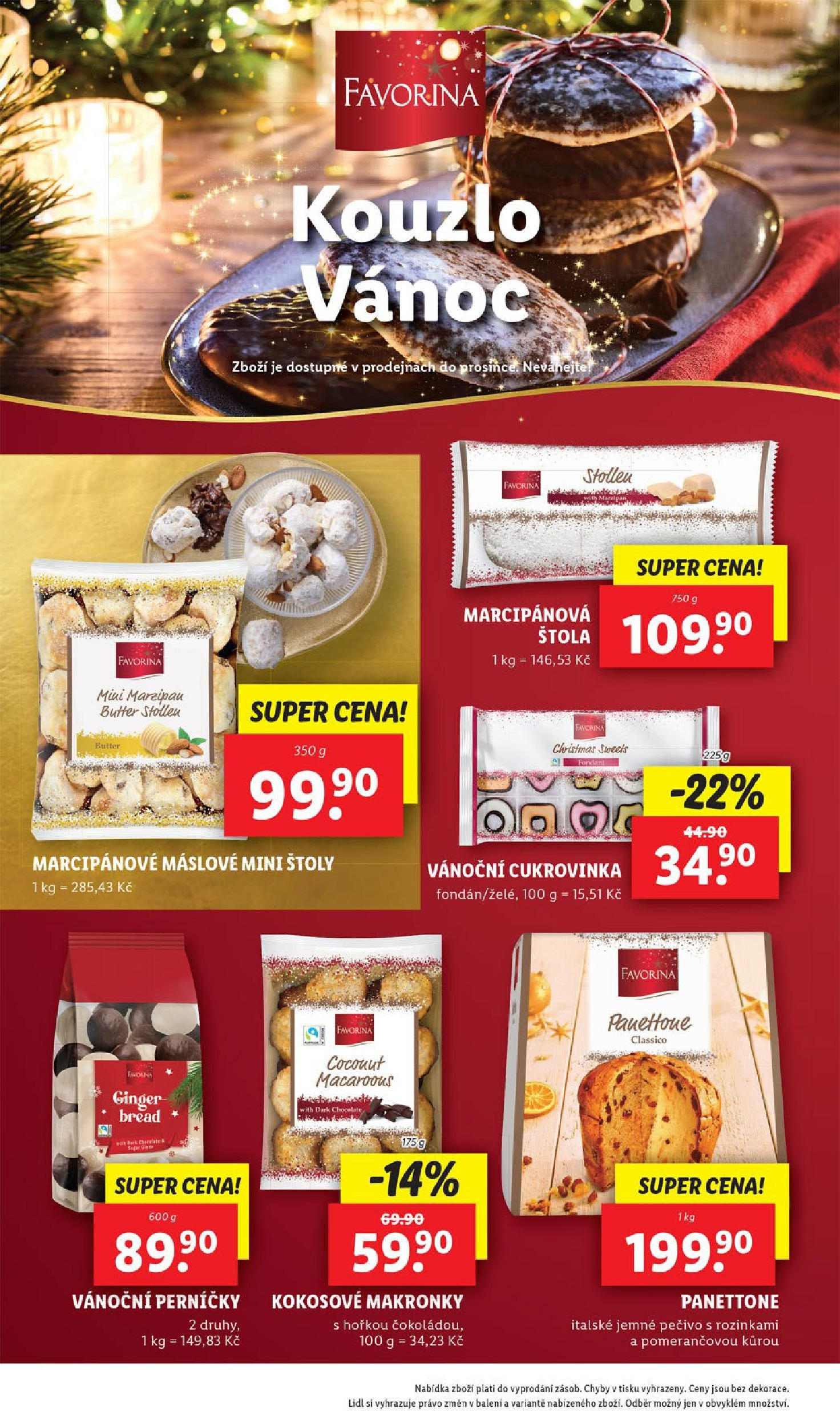 Lidl leták od 18.11.2024 - Nový akční leták | Strana: 30 | Produkty: Makronky, Panettone, Pečivo, Perníčky