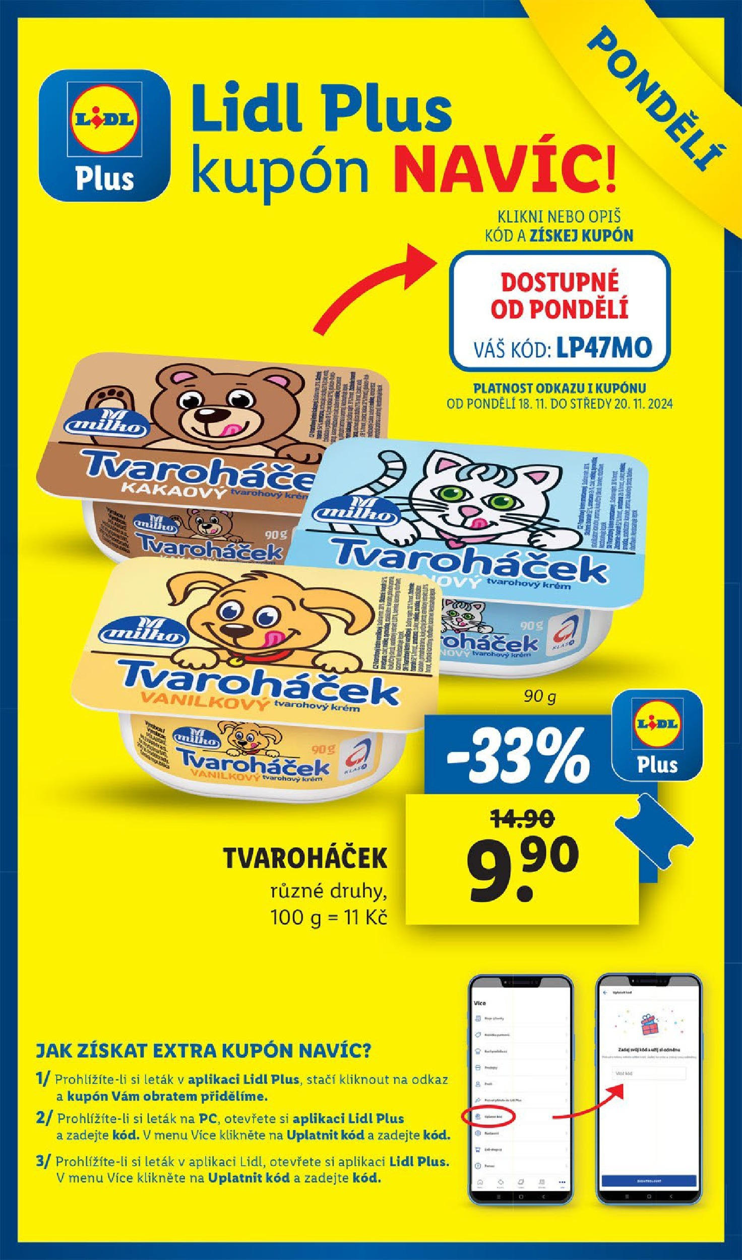 Lidl leták od 18.11.2024 - Nový akční leták | Strana: 58 | Produkty: Krém, Tvaroháček