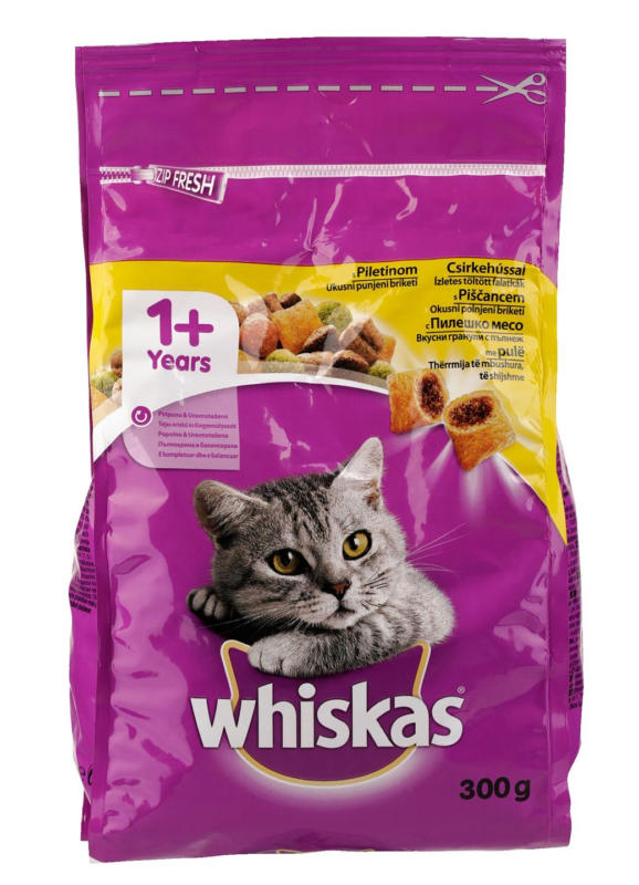 Whiskas Суха храна за котки различни видове