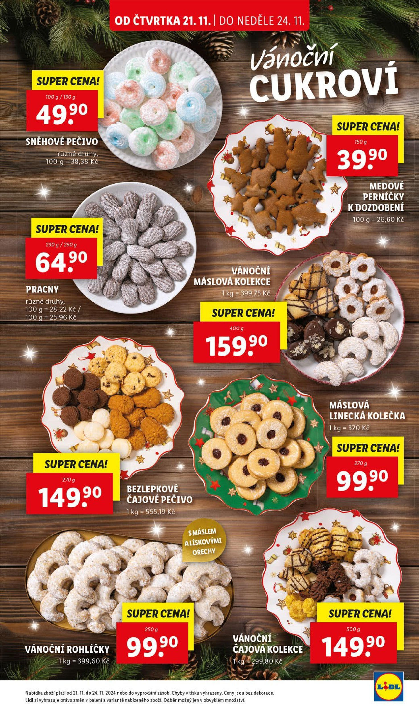 Lidl leták od 21.11.2024 - Nový akční leták | Strana: 31 | Produkty: Ořechy, Pečivo, Cukroví, Perníčky