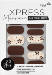 trend !t up Nagelfolien XPRESS Manicure 052 Brown Flower Aesthetics