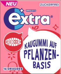 EXTRA Kaugummi Erdbeere, zuckerfrei