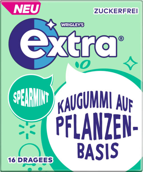 EXTRA Kaugummi Spearmint, zuckerfrei