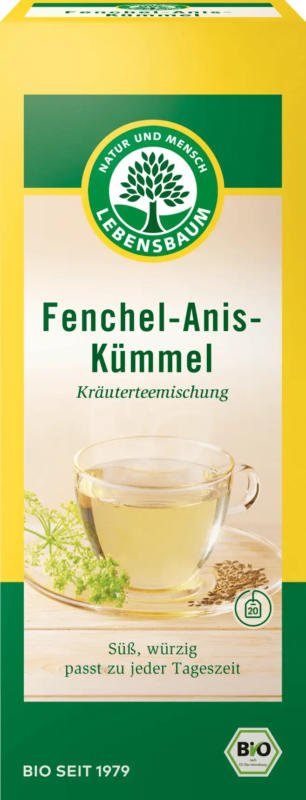 LEBENSBAUM Kräutertee Fenchel-Anis-Kümmel (20 Beutel)