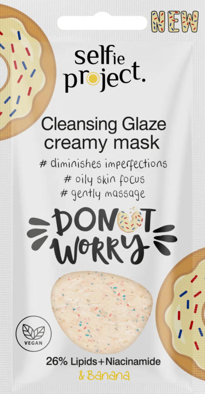 Selfie Project Gesichtsmaske Donut Worry Cleansing Glaze Wash-Off Mask