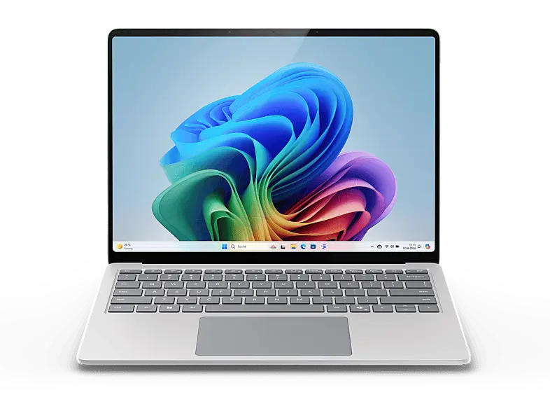 Microsoft Surface, Copilot+ PC Notebook 13,8 Zoll, Qualcomm® Snapdragon® X Plus, 16 GB RAM, 512 SSD, Windows 11 Home (64 Bit), Adreno™ Onboard Graphics, Platin