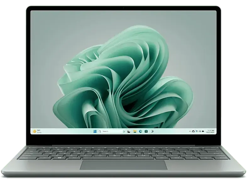 Microsoft Surface Laptop Go 3, 12.4 Zoll, Intel® Core™ i5-1235U, 16 GB RAM, 256 SSD, Windows 11 Home (64 Bit), Iris® Xe, Salbei