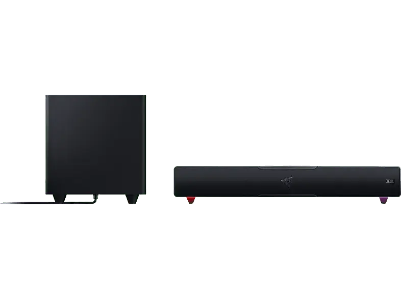 RAZER PC Lautsprecher Leviathan V2, 65 Watt, USB, BT 5.2, RAZER Chroma RGB, Schwarz