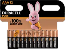 Duracell Plus Micro AAA, 12er-Pack; Batterie