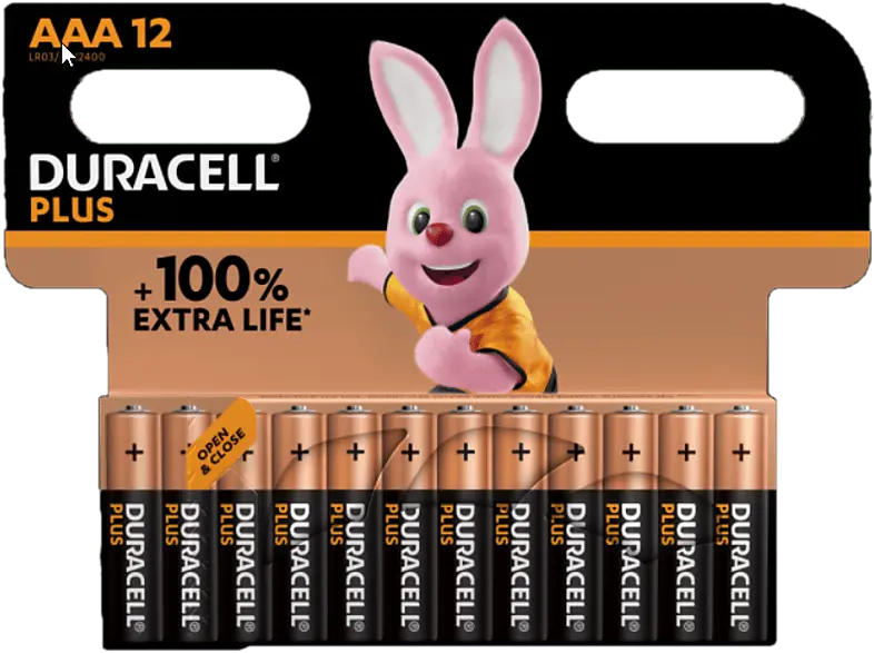 Duracell Plus Micro AAA, 12er-Pack; Batterie