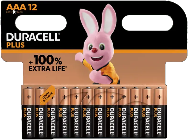 Duracell Plus Micro AAA, 12er-Pack; Batterie