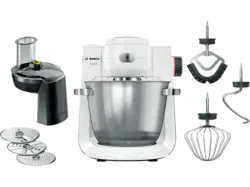 Bosch MUMS6EW13D K&uuml;chenmaschine White (R&uuml;hrsch&uuml;sselkapazit&auml;t: 5,5 l, 1600 Watt)