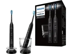Philips HX914/54 Sonicare DiamondClean 9000 Elektrische Schallzahnbürste im Doppelpack Schwarz