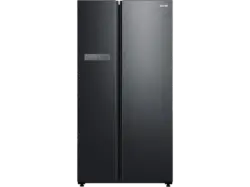 Koenic KDD 211 A NF IN B Side by Side, Kühl- und Gefrierkombination (592 l, A, 1770 mm hoch, No Frost (verminderte Eisbildung), Dark Inox)