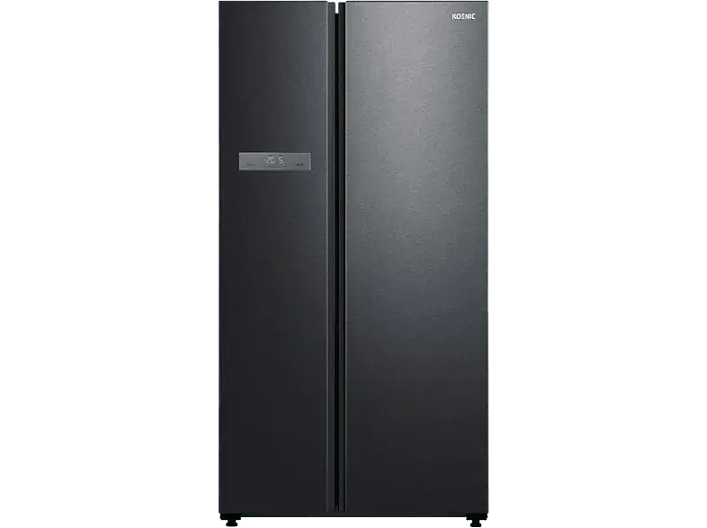 Koenic KDD 211 A NF IN B Side by Side, Kühl- und Gefrierkombination (592 l, A, 1770 mm hoch, No Frost (verminderte Eisbildung), Dark Inox)