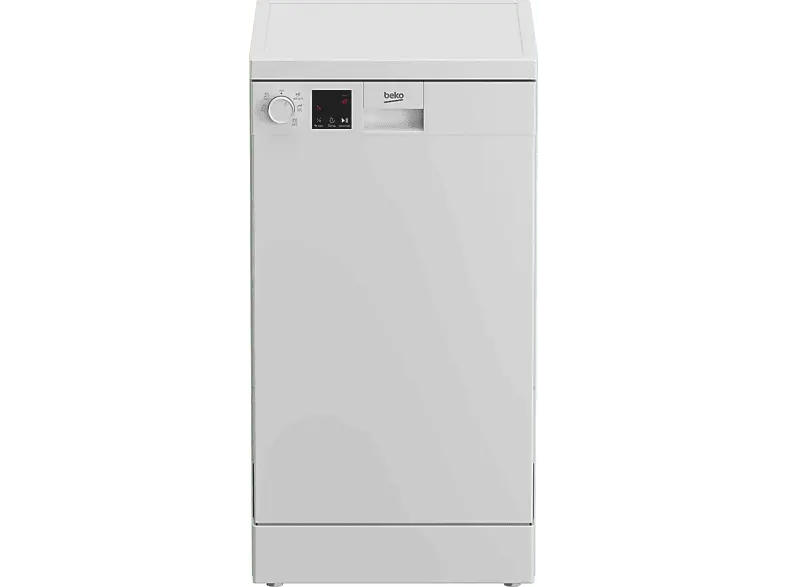 Beko DVS05024W Geschirrspüler (freistehend, Besteckkorb, 448 mm breit, 49 dB(A), E)