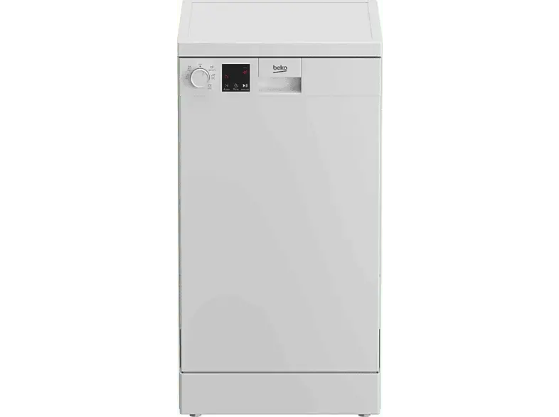 Beko DVS05024W Geschirrsp&uuml;ler (Standger&auml;t, Besteckkorb, 448 mm breit, 49 dB(A), E, Wei&szlig;)