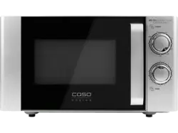 Caso MG20 Ecostyle Ceramic Mikrowelle (700 Watt, Freistehend, 20 l, Grau)