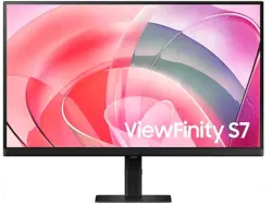 Samsung ViewFinity S7 S70D 27 Zoll Monitor, UHD 4K, 5 ms Reaktionszeit, 350 cd/m², 60 Hz, Schwarz