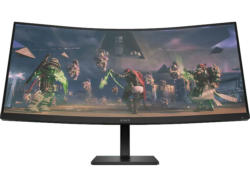 HP Omen 34c Curved Gaming Monitor, 34 Zoll, UWQHD, 165Hz, 1ms, VA-Panel, 400cd, 90% DCI-P3, Schwarz