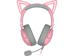 RAZER Kraken Kitty V2 Gaming Headset, Over-Ear, USB-A, 32 Ohm, 40mm Treiber, Quartz