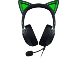 RAZER Kraken Kitty V2 Gaming Headset, Over-Ear, USB-A, 32 Ohm, 40mm Treiber, Schwarz
